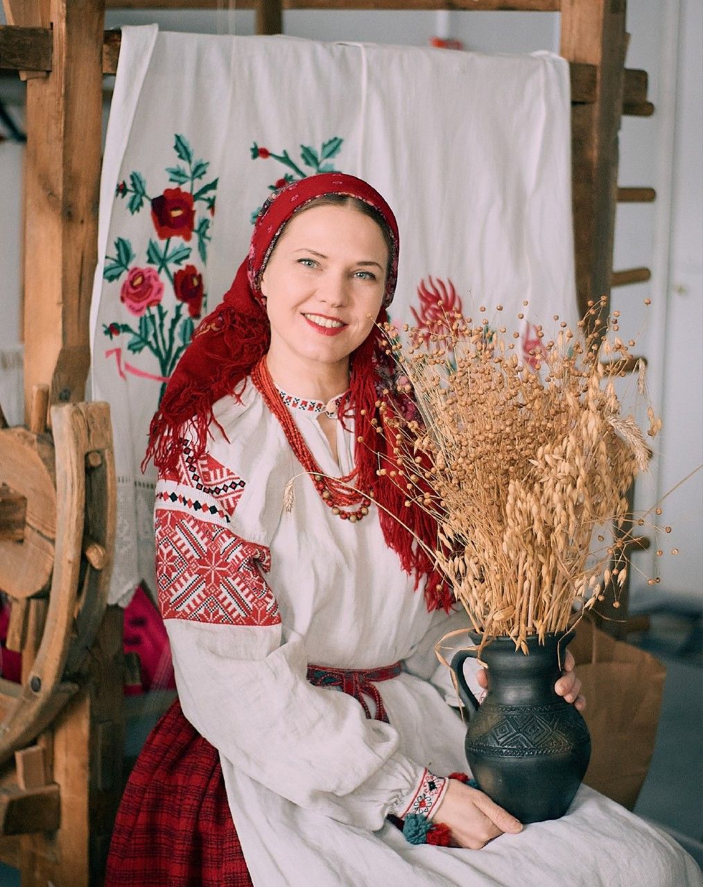 Women in Slavic costumes in Funabashi