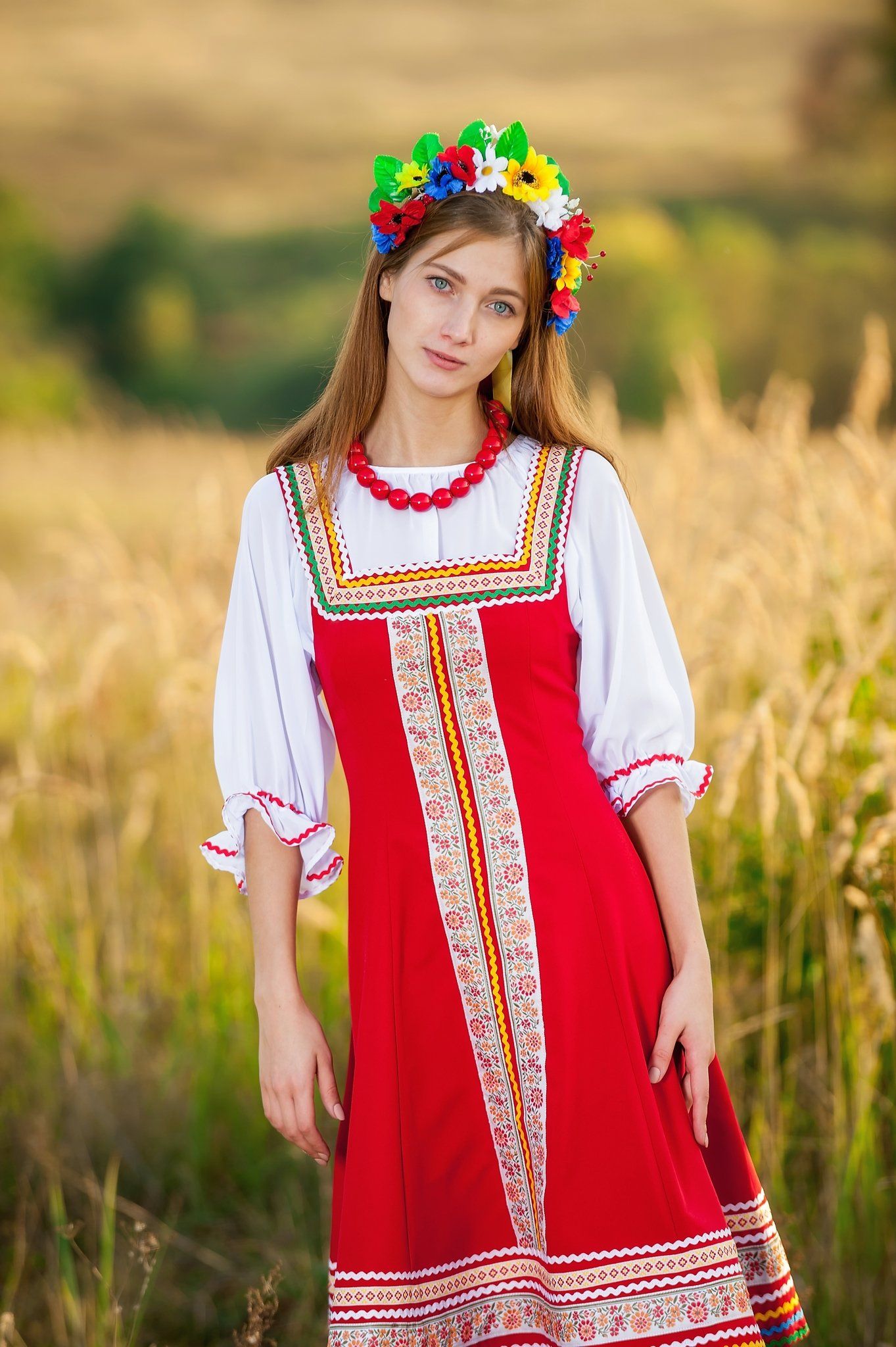 Women in Slavic costumes in Funabashi