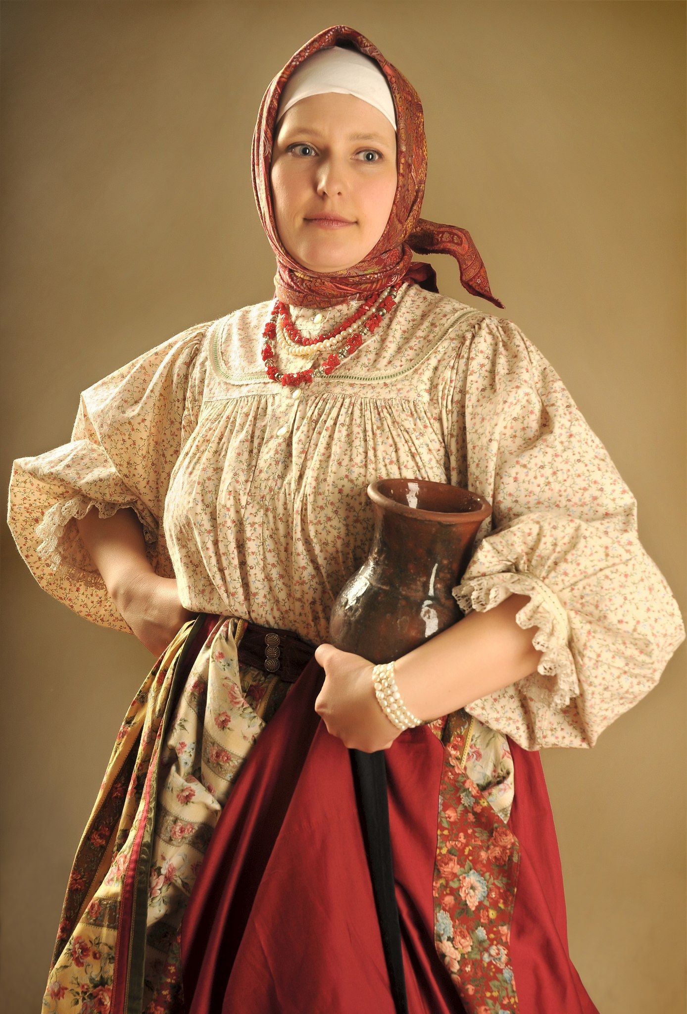 Girls in Slavic costumes in Funabashi