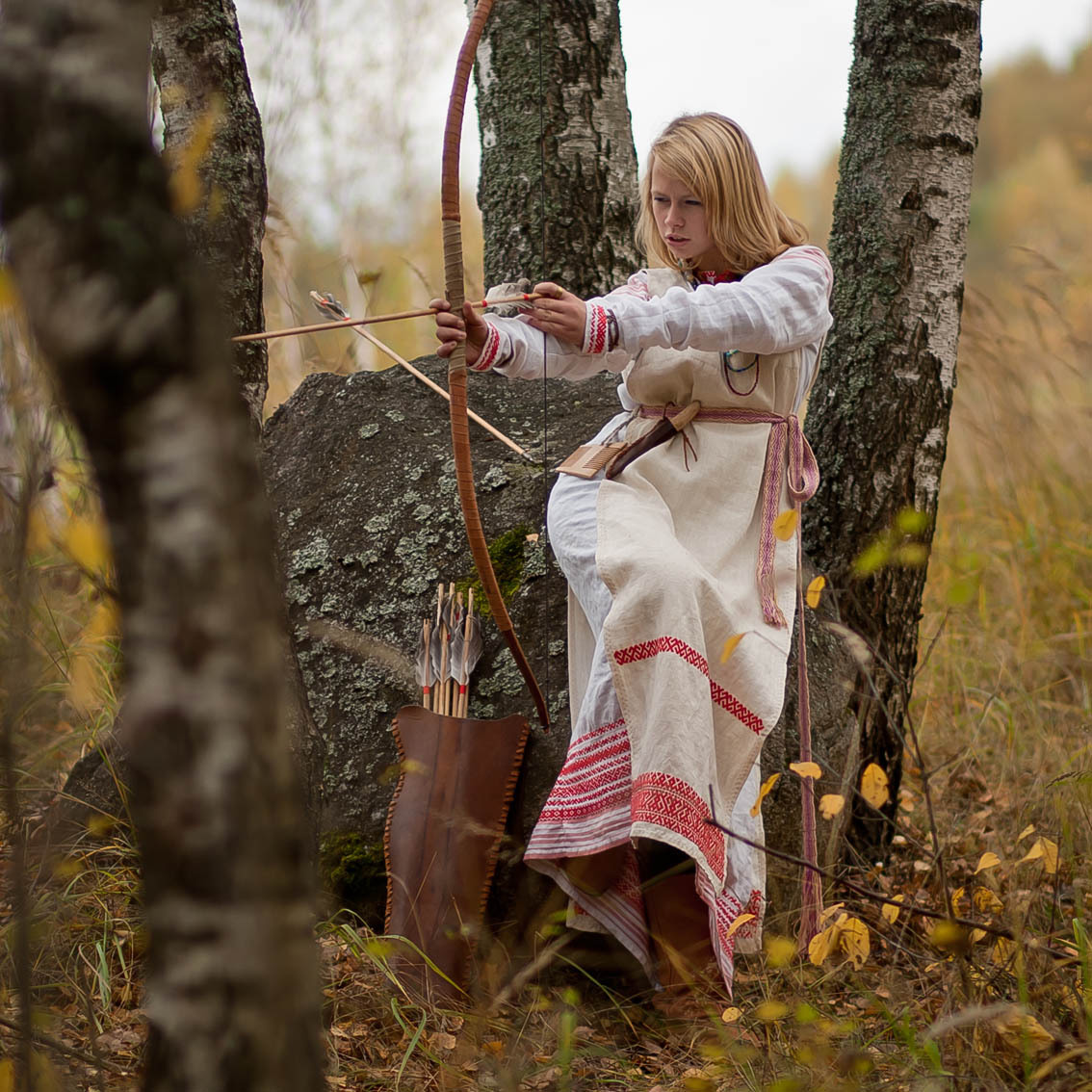 Sexy photo Girls in Slavic costumes in Funabashi